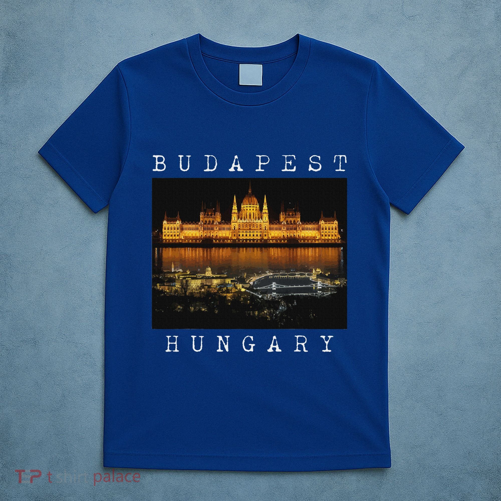 Budapest Hungary Skyline Souvenir Vintage T-Shirt