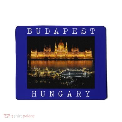 Budapest Hungary Skyline Souvenir Vintage Mousepad