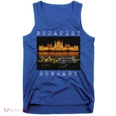 Budapest Hungary Skyline Souvenir Vintage Tank Top