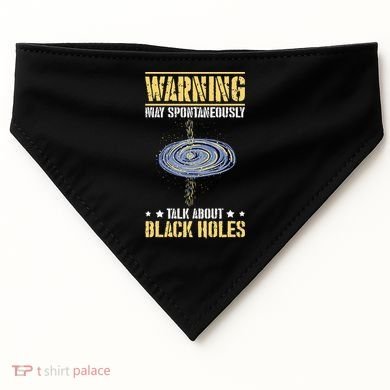 Black Hole Space Light Galaxy Universe Milky Way Gravity USA-Made Doggie Bandana