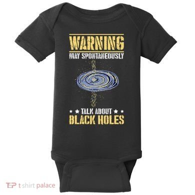 Black Hole Space Light Galaxy Universe Milky Way Gravity Baby Bodysuit