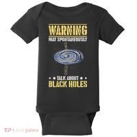 Black Hole Space Light Galaxy Universe Milky Way Gravity Baby Bodysuit thumb 0