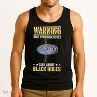 Black Hole Space Light Galaxy Universe Milky Way Gravity Tank Top thumb 3