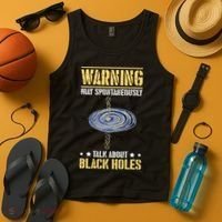 Black Hole Space Light Galaxy Universe Milky Way Gravity Tank Top thumb 4