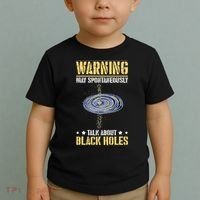 Black Hole Space Light Galaxy Universe Milky Way Gravity Toddler T-Shirt thumb 2