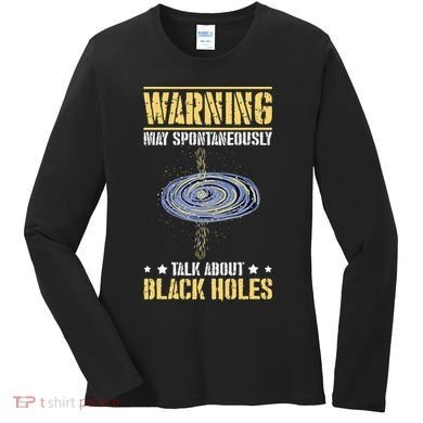 Black Hole Space Light Galaxy Universe Milky Way Gravity Women's Long Sleeve Shirt