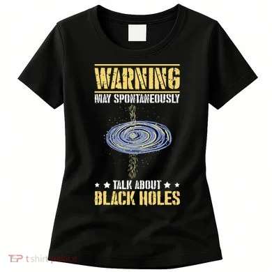 Black Hole Space Light Galaxy Universe Milky Way Gravity Women's T-Shirt