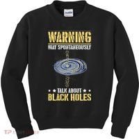 Black Hole Space Light Galaxy Universe Milky Way Gravity Kids Sweatshirt thumb 0