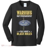 Black Hole Space Light Galaxy Universe Milky Way Gravity Kids Long Sleeve Shirt thumb 0