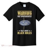 Black Hole Space Light Galaxy Universe Milky Way Gravity Kids T-Shirt thumb 0