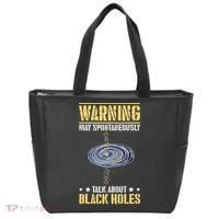 Black Hole Space Light Galaxy Universe Milky Way Gravity Tote Bag thumb 0