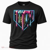 Baseball Home Social Club For Boy Ice Cream Drip Cooling Performance Crew T-Shirt thumb 0