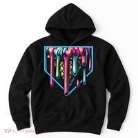 Baseball Home Social Club For Boy Ice Cream Drip Hoodie thumb 0