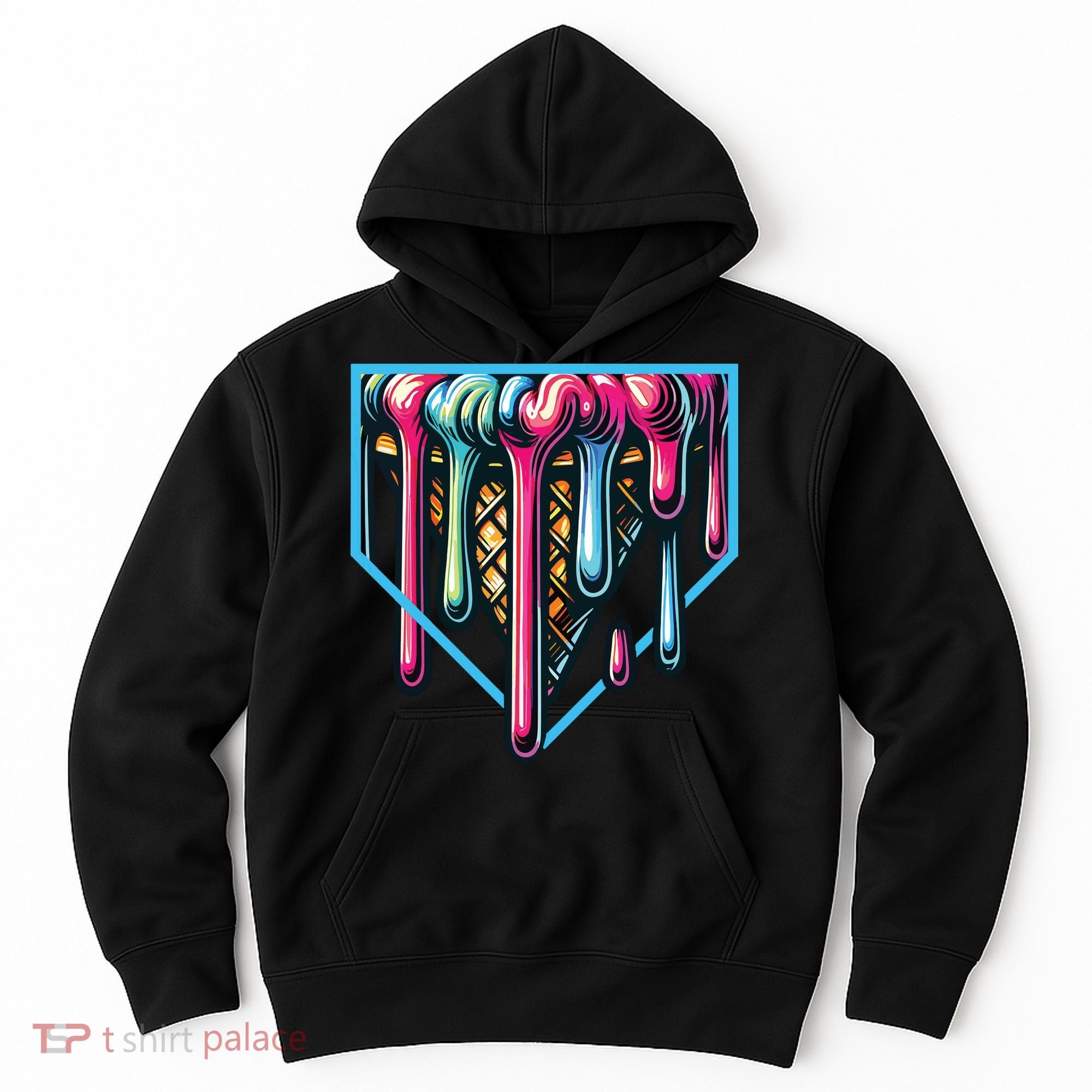 Baseball Home Social Club For Boy Ice Cream Drip Hoodie
