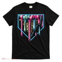 Baseball Home Social Club For Boy Ice Cream Drip T-Shirt thumb 0