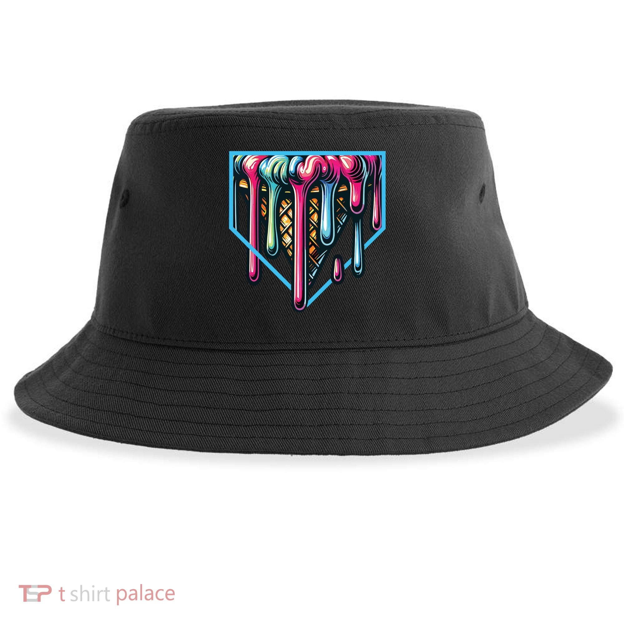 Baseball Home Social Club For Boy Ice Cream Drip Sustainable Bucket Hat