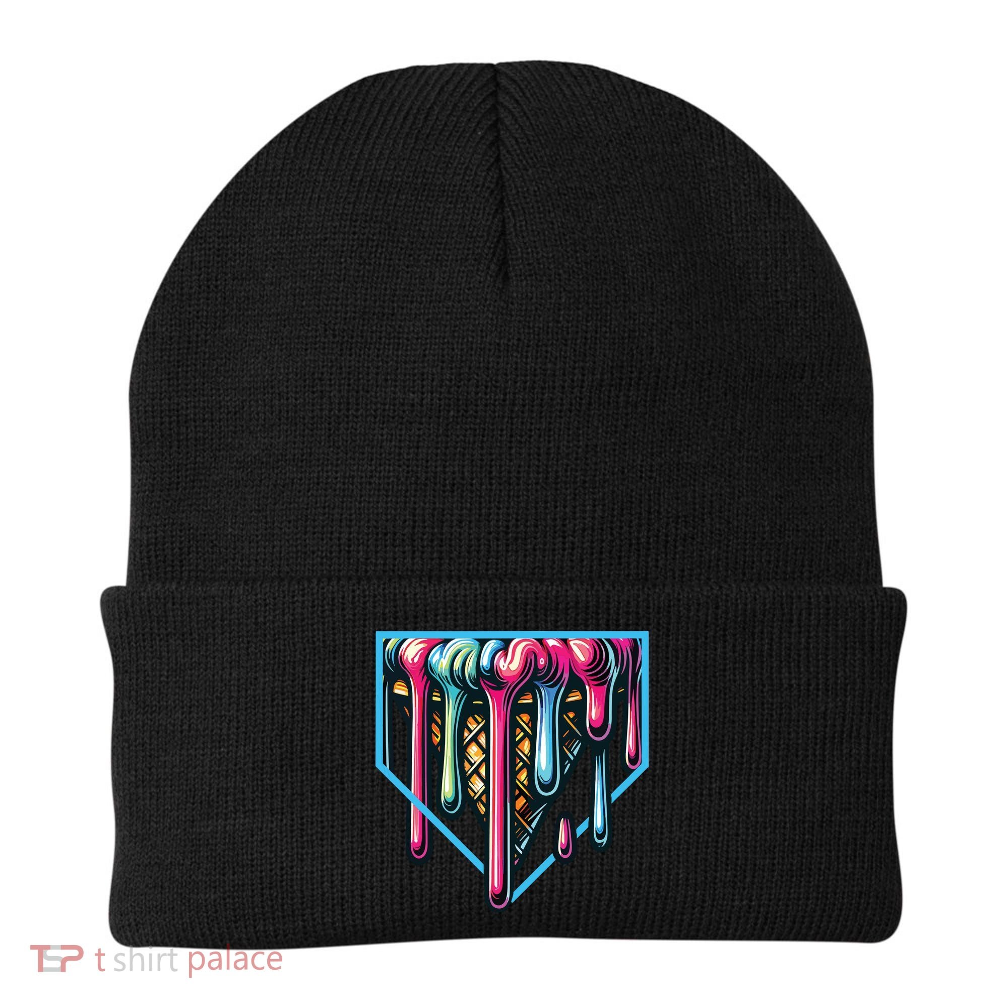 Baseball Home Social Club For Boy Ice Cream Drip Beanie