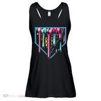 Baseball Home Social Club For Boy Ice Cream Drip Ladies Essential Flowy Tank thumb 0