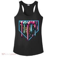 Baseball Home Social Club For Boy Ice Cream Drip Ladies PosiCharge Competitor Racerback Tank thumb 0