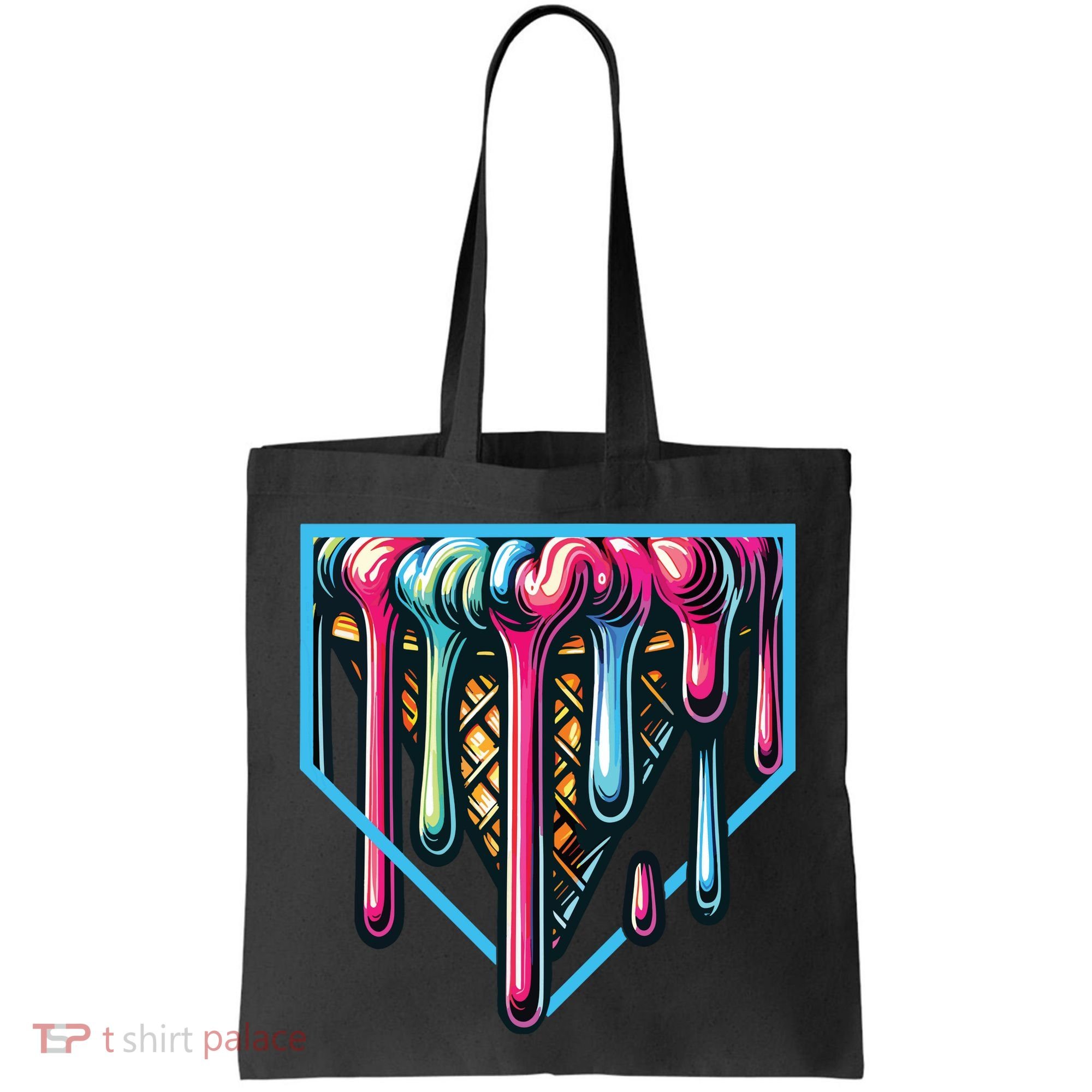 Baseball Home Social Club For Boy Ice Cream Drip Tote Bag