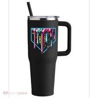 Baseball Home Social Club For Boy Ice Cream Drip 40oz Vacuum Insulated Stainless Steel Travel Tumbler thumb 0