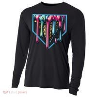 Baseball Home Social Club For Boy Ice Cream Drip Cooling Performance Long Sleeve Crew thumb 0