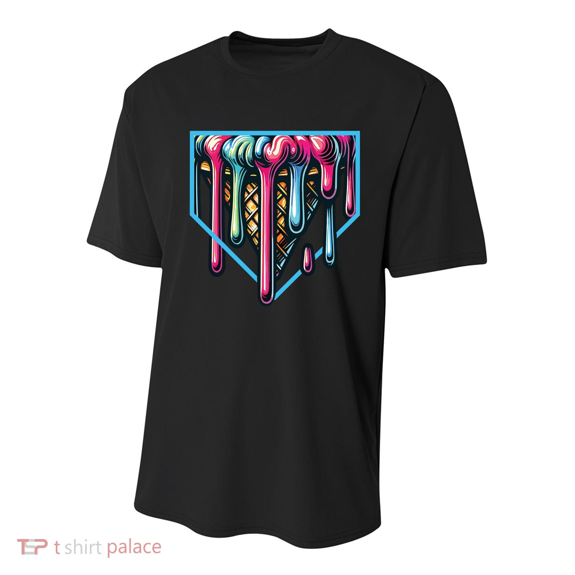 Baseball Home Social Club For Boy Ice Cream Drip Youth Performance Sprint T-Shirt