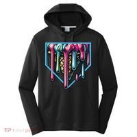 Baseball Home Social Club For Boy Ice Cream Drip Performance Fleece Hoodie thumb 0