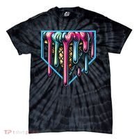 Baseball Home Social Club For Boy Ice Cream Drip Tie-Dye T-Shirt thumb 0
