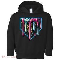 Baseball Home Social Club For Boy Ice Cream Drip Toddler Hoodie thumb 0