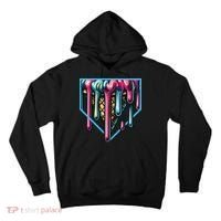 Baseball Home Social Club For Boy Ice Cream Drip Tall Hoodie thumb 0