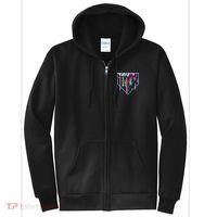 Baseball Home Social Club For Boy Ice Cream Drip Full Zip Hoodie thumb 0