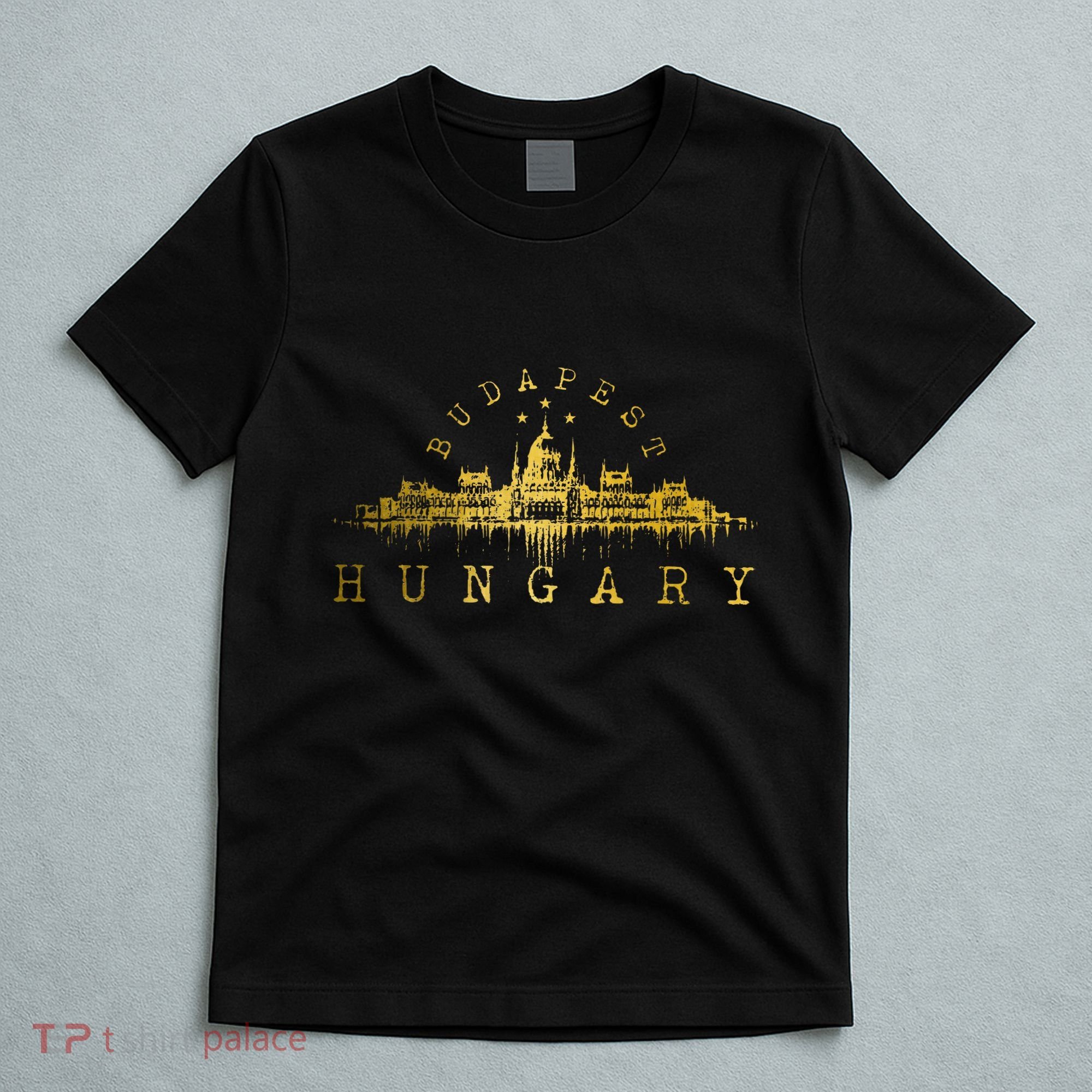 Budapest Hungary Skyline Souvenir Vintage T-Shirt