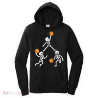 Basketball Halloween Skeleton Dunking Dribble Boys Teen Women's Hoodie thumb 0