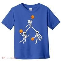 Basketball Halloween Skeleton Dunking Dribble Boys Teen Toddler T-Shirt thumb 0