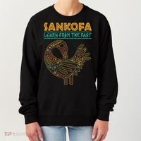 Black History Sankofa African Bird Junenth Women's Sweatshirt thumb 0