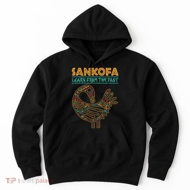 Black History Sankofa African Bird Junenth Hoodie