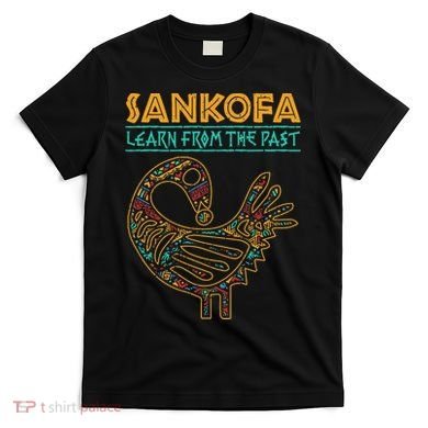 Black History Sankofa African Bird Junenth T-Shirt