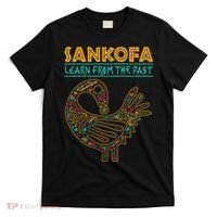 Black History Sankofa African Bird Junenth T-Shirt thumb 0