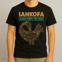 Black History Sankofa African Bird Junenth T-Shirt thumb 3