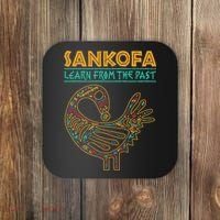 Black History Sankofa African Bird Junenth Coaster thumb 0