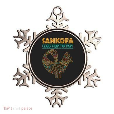 Black History Sankofa African Bird Junenth Ornament