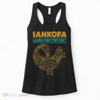 Black History Sankofa African Bird Junenth Women's Tank Top thumb 0