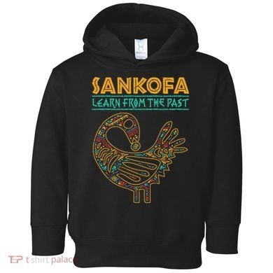 Black History Sankofa African Bird Junenth Toddler Hoodie