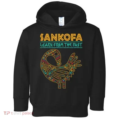 Black History Sankofa African Bird Junenth Toddler Hoodie