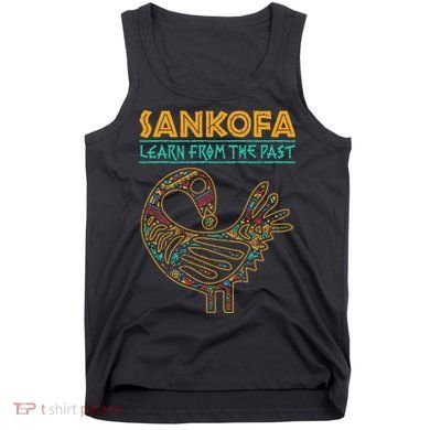Black History Sankofa African Bird Junenth Tank Top
