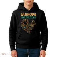 Black History Sankofa African Bird Junenth Kids Hoodie thumb 4