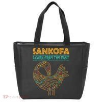 Black History Sankofa African Bird Junenth Tote Bag thumb 0
