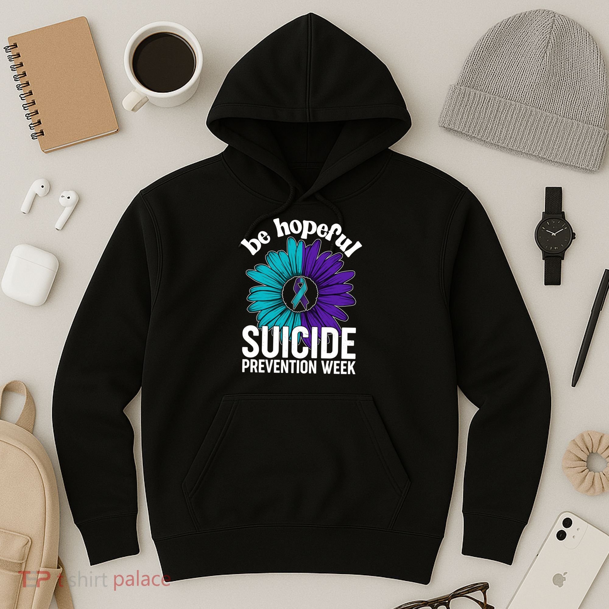 Be Hopeful Suicide Prevention Week Hoodie