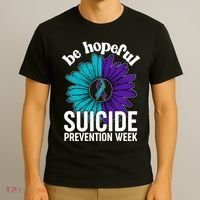 Be Hopeful Suicide Prevention Week T-Shirt thumb 3